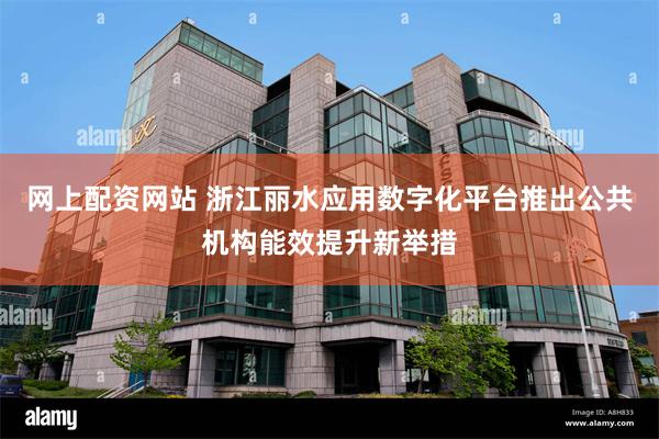 网上配资网站 浙江丽水应用数字化平台推出公共机构能效提升新举措