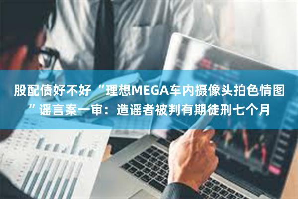 股配债好不好 “理想MEGA车内摄像头拍色情图”谣言案一审：造谣者被判有期徒刑七个月